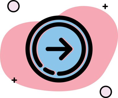 Saat simgesi. taslak çizim vektör işareti ve ağ sembolü