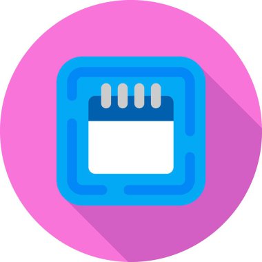 Kredi kartı simgesi, vektör illüstrasyonu basit tasarım