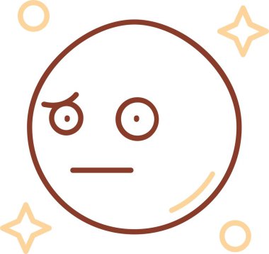 Emoji simge tasarım vektörü