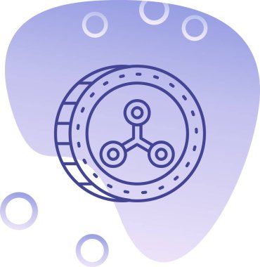 Beyin. Web simgesi basit illüstrasyon