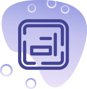 Benzersiz balık vektör çizgisi