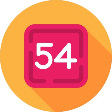 455 düz vektör simgesi dekoru