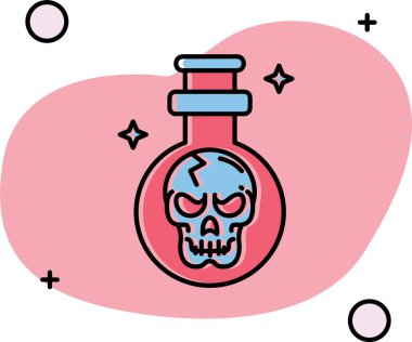 Kafataslı cadılar bayramı kafatası