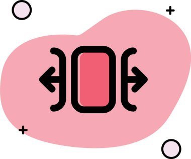 vektör kalp simgesi, vektör illüstrasyonu