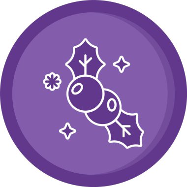 Yılbaşı balosu simgesinin vektör illüstrasyonu