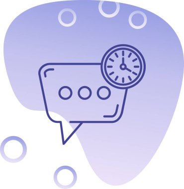 konuşma balonu ikonu tasarımı, vektör illüstrasyonu