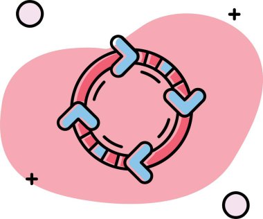 Şeker ikonu. tatlı şeker vektör illüstrasyonu