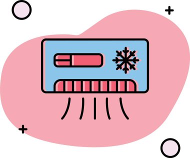 Vektör illüstrasyonu, simge ögesi arkaplanı