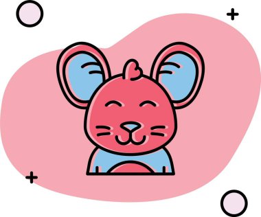 Beyaz arka planda kalbi olan sevimli bir tavşan.