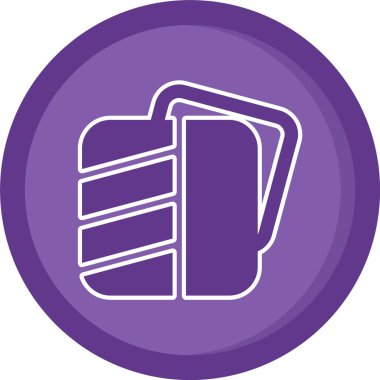 Kitap. Web simgesi basit illüstrasyon