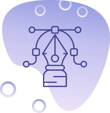 Beyin. Web simgesi basit illüstrasyon