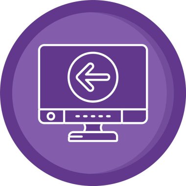 Kişisel ve ticari kullanım için dizüstü vektör simgesi simgesi vektör çizimi..