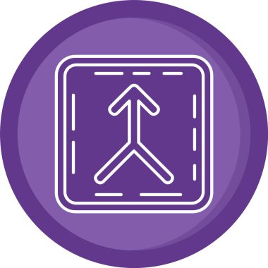 ok simgesi vektör illüstrasyonu