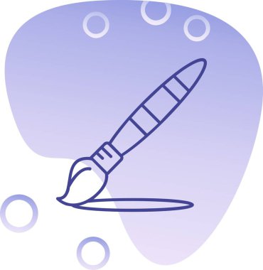 Roketin karikatür simgesinin vektör çizimi