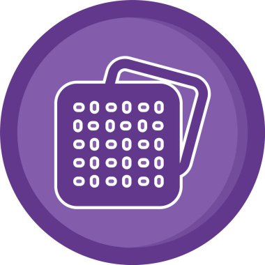 Eşsiz Cüzdan Satırı Vektörü Simgesi