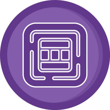 eşsiz para kartı vektör simgesi