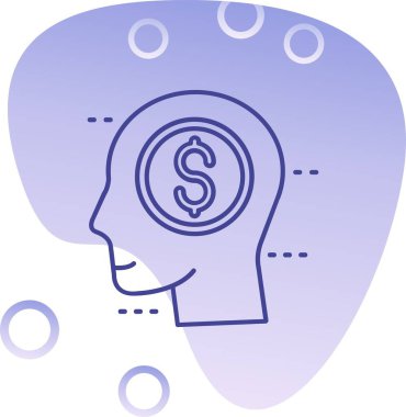 Dolar vektör rengi modern simge