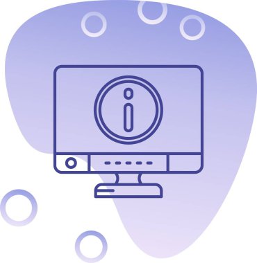 İnternet simgesi, vektör illüstrasyonu