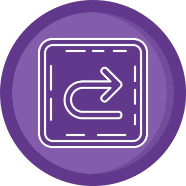 Modern simgenin vektör illüstrasyonu