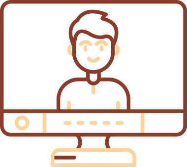 Adam simgesi, anahat stili