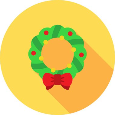 vektör noel düz simgesi