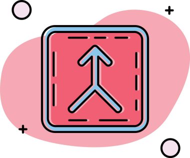 Arrow vektör simgesi illüstrasyonu