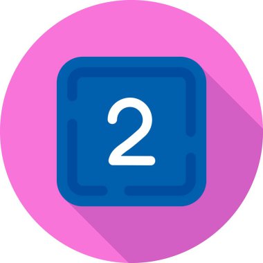 Takvim simgesinin vektör illüstrasyonu