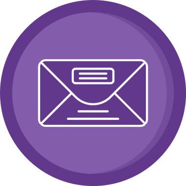 e- posta simgesi vektör illüstrasyonu