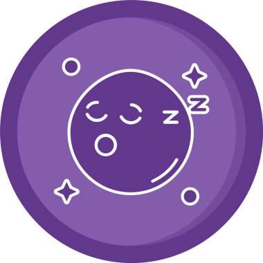 Şirin bir simgenin vektör illüstrasyonu