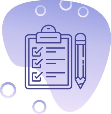 Vektör Belgesi düz simgesi