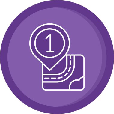 Eşsiz pusula vektör simgesi