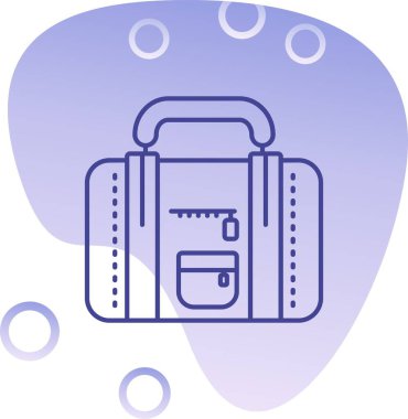 Basit vektör simgesi, kamera konseptinin gösterimi