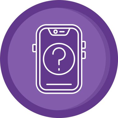 Kişisel ve ticari kullanım için vektör mobil simgesi.