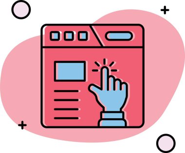 Cep telefonu simgesi, çizgi film biçimi