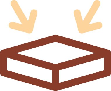 Düz Düz Gradyan Vektör Simgesi Tasarımı