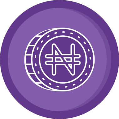 Benzersiz para birimi vektör illüstrasyonu