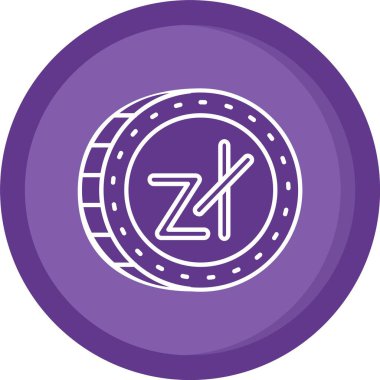 Beyaz arkaplanda izole edilmiş soyut biçimdeki zzz simgesi