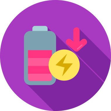 pil şarj simgesi - taslak biçimi