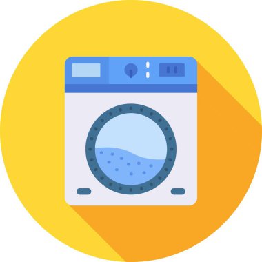 çamaşırhane ikonu vektör illüstrasyonu