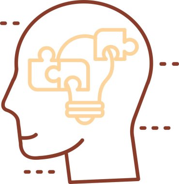 Beyin simge tasarlamak vektör