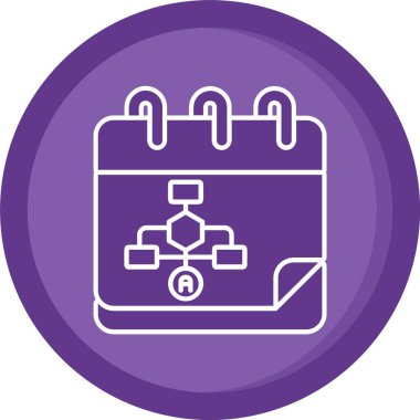 Bir benzin istasyonu simgesinin vektör illüstrasyonu