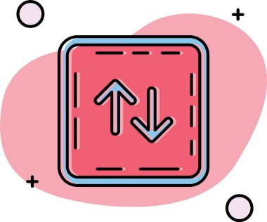 Vektör illüstrasyonu, simge arkaplanı