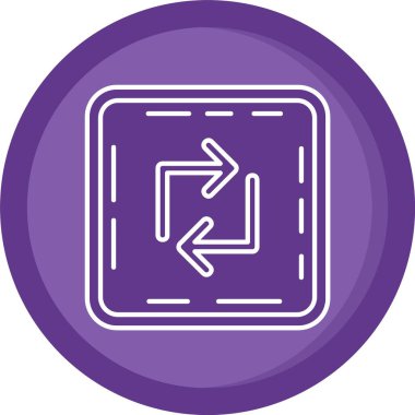 ok simgesinin vektör illüstrasyonu