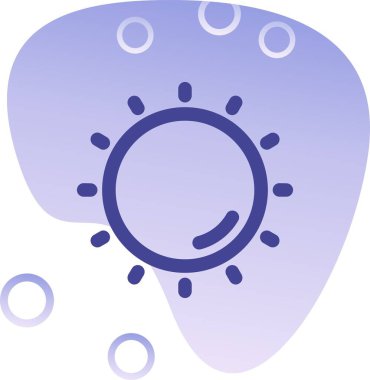 Basit vektör simgesi, dişli resimleme