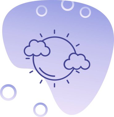 Beyin bulutu. Basit resimleme