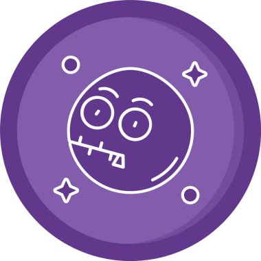 İllüstrasyon emoji simgesi, basit biçim