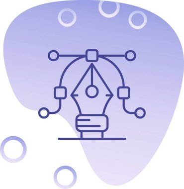 Teknoloji kavramının bir simgesinin vektör çizimi