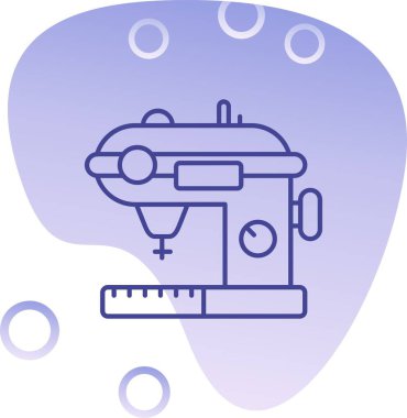 Bir robotun vektör simgesi