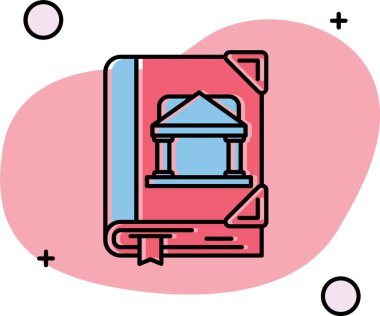 Siyah çizgi kahve makinesi simgesi beyaz arkaplanda izole edilmiş. Vektör İllüstrasyonu