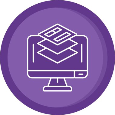 E- posta simgesinin vektör illüstrasyonu